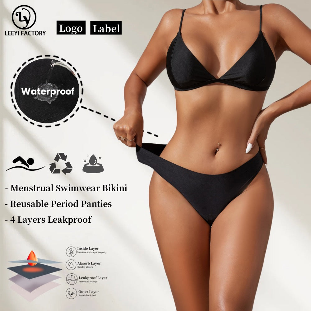 Waterproof Swimwear Menstrualfor Women Seamless Period Panties