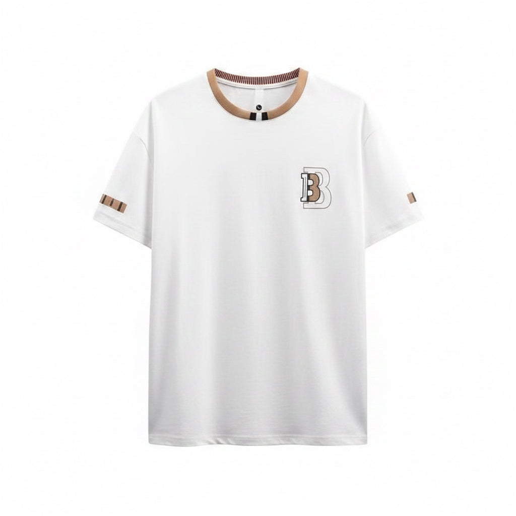Contrast Monogram Tee
