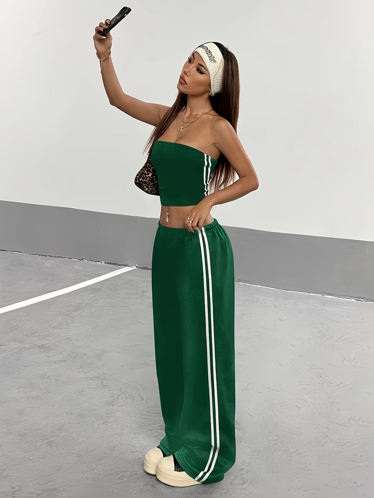 Chest Compression And Long Pants Set