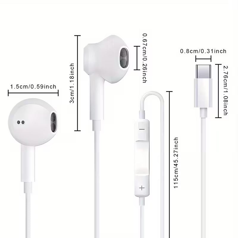 Type-C Jack In-Ear Headphones