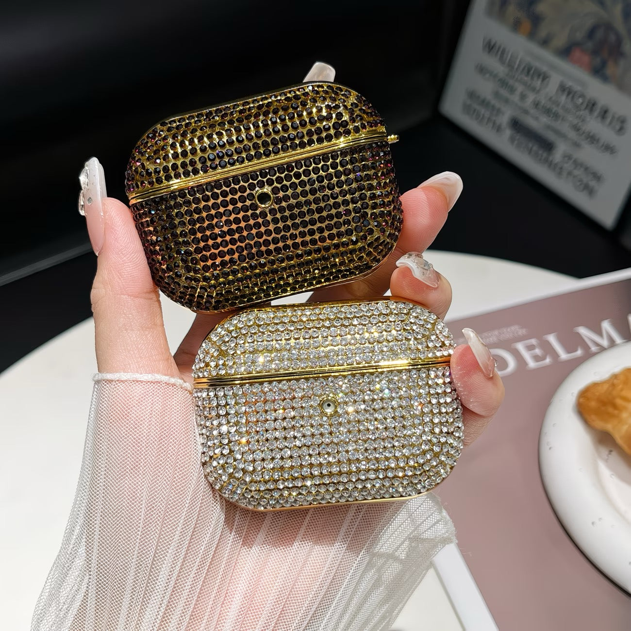 Glitter Full Diamond Electroplated