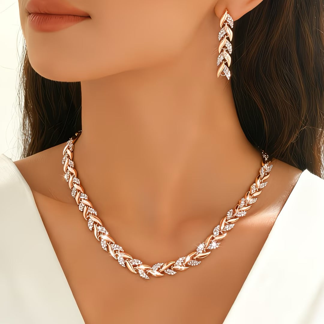 1 Bracelet and 1 Pair of Earrings