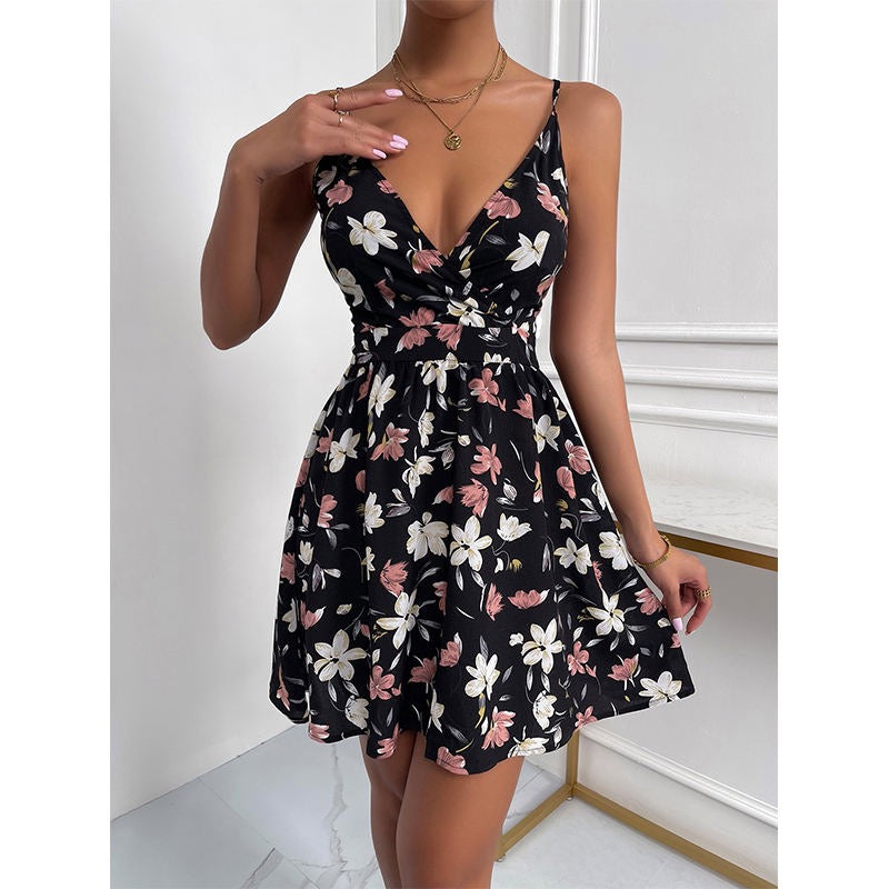 Women's and Ladies' Floral Print Cami Dresses