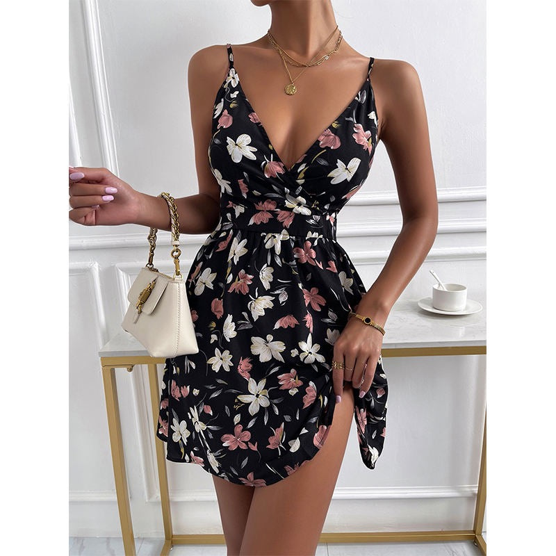 Women's and Ladies' Floral Print Cami Dresses