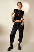 short sleeve slim fit T shirt