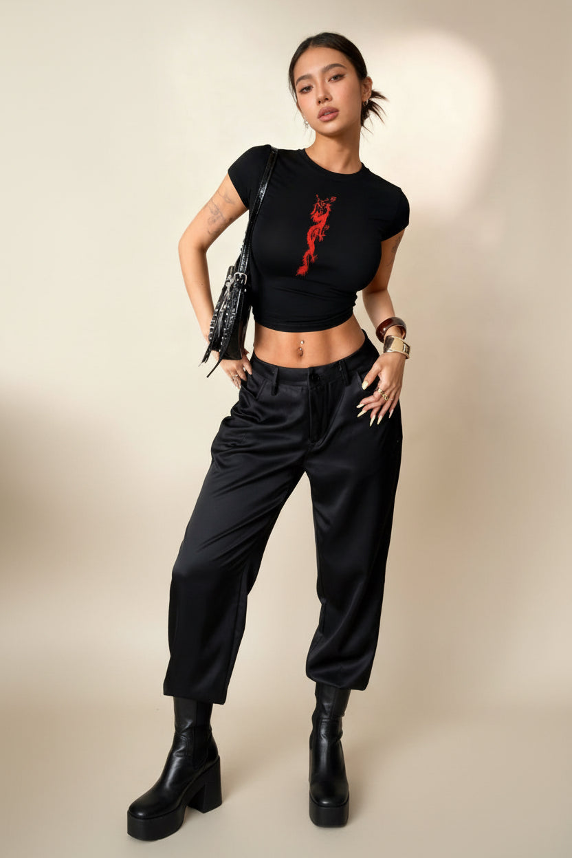 short sleeve slim fit T shirt